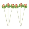 Dekorativa blommor 6st DIY Flower Bouquet Table Centerpieces Vase Anthurium Arrangement Decors