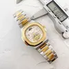 42% de descuento en reloj Reloj para hombre Asuntos comerciales de 42 mm Maquinaria de volante automático Hecho de acero inoxidable de primera calidad Aguja Life Waterproof Reloj de pulsera para mujer Regalo