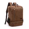 Vintage Canvas Backpack Men Large Capacity Travel Shoulder Bag High Quality Fashion Students Bag Male notebook Laptop Backpack 240112
