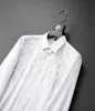 Rhinestone Wings Shirts Men Slim Long Sleeve Casual Shirts Manlig affär Social Dress Shirts Nightclub Party Camisa Masculina