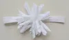 20pcs baby skinny soft iridescent hair band with curly ribbon Korker Hair clip bows girl headband corker headwear accessories PD012 ZZ