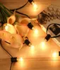Christmas Patio Globe Bulb String Light E12 G40 med 25 vintage glödlampor LED -strängar Lampor hängande lampa bakgård Garland party weddi7769383