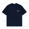 Herr t-shirts 23SS nyaste streetwear overded slogan lapp broderad cole buxton t shirt royal blue cb t-shirt för män kvinnor inuti taggar t240112