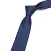 Strikjes Heren Blauwe Stropdassen Mode Bruiloft Vrije tijd Zakelijk Polyester Mager Dames Heren Accessoires Cadeau 6 cm breedte Slanke stropdas