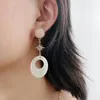 Boucles d'oreilles pendantes en alliage acrylique pour femmes, tendance, tendance, géométrie coréenne, étoile en cristal, bijoux cadeau