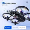 DRONES V16 Colorful LED RC Helicopters Toy Gifts 360 Full Connectment Protection Mini FPV Drone 4K VR Aerial Photography Free Return