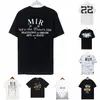 Amirs Designer Mens T Shirts A Womens Miri Printed Fashion Man T-Shirt Casual Tees Amiry Short Hides Polo Luxury Hip Hop Streetwear Tshirts Size S-XL