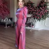 Womens Dress New Satin Saudi Arabia Dubai Elegant Big Swing promdress Robe Vestido Designer Dresses for Women Clothing