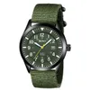 Relógio de quartzo com cinto de nylon masculino para esportes ao ar livre militar Biden