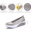 EOFK Schoenen Vrouw Loafers Ondiep Kantoor Comfortabele Mocassin Flats Platform Sneakers Slip Op Rit zapatilas Mujer 240111