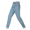 سروال جينز وينتز جينز في الخريف والشتاء في أوروبا الولايات المتحدة بالإضافة إلى الحجم الأزياء الجينز ساق مستقيمة 0.5 كيلوجرام تسليم انخفاض otpfy