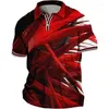 Men's Polos Plus Size Polo Shirt Big And Tall Geometic Turndown Short Sleeve Summer Fashion Streetwear Designer Outdoor Street Tops