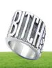 5pcslot Size 510 Newest Popular BITCH Unisex Ring 316L Stainless Steel Fashion Jewelry Popular Biker Hiphop Style Ring12118638320979