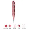 Rechargeable Permanent Makeup Machine For Microblading Eyebrow Desgin Wireless Dermografo Tattoo Pen Golden 10PCS R1 R3 Needles 240112