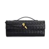 Geldbörse gewebte Lady Clutch Cross Bags Baguett 202 Single New Long Andiamo Buckle Venetas Bag Bottegs Luxury Fashion Schulter Frauen Griff Stick Lock Hardware N1JN