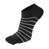 Erkek Çorap Görünmez Anti-Slip Yumuşak Beş Ayak Tip Pamuklu Kısa Ayak Bileği Parmak Kadın Çorap Teknesi
