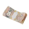 50 % taille accessoire âgé argent dollar canadien fausse copie film argent CAD billets de formation canadiens des années 50 impression complète réaliste pour film vidéo Tiktok