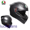 Motorcykelmatt Italien hjälm K5 AGV Black K1 Racing Equipment Four Seasons Universal Anti Mist Full 0aqm
