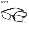 Dofta Ultralight TR90 Glasögon Frame Men Optical Myopia Gereglasses Male Plastic Recept Eye Glasses 5196a 240111