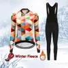 Sets Pro Radfahren Jersey Winter Bib Set Frauen Thermo Fleece Fahrrad Kleidung 2022 Fahrrad Kleidung Damen Anzug Mallot MTB Sport kleid Kit