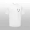 Designer t-shirt hommes marque vêtements pour hommes hauts d'été mode en forme de coeur impression logo à manches courtes homme chemise Jan 12