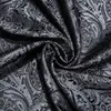 Fashion Silk Scarf Luxury Band Designer Men Women Black Paisley Shawl Bandanna Flulard Muffler Pashmina Barry. Wang A-1022 240111