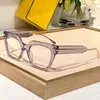 Occhiali da vista per uomo Donna Retro Designer 50065 Montatura in fibra di vetro di acetato di moda Piastra per lenti a luce anti-blu stile quadrato europeo e americano con scatola