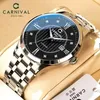 Wristwatches CARNIVAL Top Watch For Men MIYOTA Mechanical Wrist Watches Sapphire Glass Waterproof Automatic Men's Gift