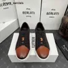 Berluti Herrenschuhe Playoff Leder Sneakers Berluts Neue Herren Playtime Calf Sport Scritto Gemustert Trendy Casual Rj