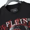 PLEIN BEAR T SHIRT Mens Designer Magliette Marchio di abbigliamento Strass PP Teschi Uomo T-SHIRT GIROCOLLO SS SKULL Maglietta Hip Hop Top Tees 16712