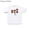 デザイナーBAPE TシャツバペスタメンズTシャツBAPE A BASTING APE X ANIME TシャツBAPEベビーミロコラボアニメシャツ