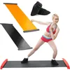 Коврик для упражнений йоги, скользящий коврик для фитнеса, скейтборда, тренировочного коврика для катания на коньках, хоккей на роликах, аксессуары для тренировок ног 240111