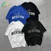 Męskie koszulki Klasyczne hasło haftowane cole buxton T-shirt mężczyzn Kobiety 1 1 Najlepsza jakość królewska niebieska brązowa czarna biała cb tee top tag t240112