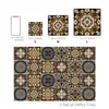 24PCS Wall Sticker Gray Moroccan Vintage Art Waterproof Vinyl Peel and Stick Tile Stickers Home Decor Kitchen Bathroom DIY Decal 240112