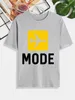 '' Uçuş Modu '' Baskı Kadınlar Yaz Kısa Kollu Grafik Tshirt Rahat Rahat Kadın Tops Tees