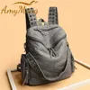 Mochilas de lujo para mujer Bagpack Vintage para mujer 3 en 1 bolso Retro de cuero Pu para mujer bolsos de hombro de diseñador bolso de mujer Sac A Dos 240112