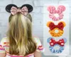Hair Accessories 2023 S Christmas Mouse Ears Sequins Bows Headband Women Velvet Scrunchies Bands For Girls Party DIY4901885