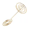 Ramar -24x tabellnummer korthållare PO Holder står Place Paper Menu Clips Circle Shape (Gold)