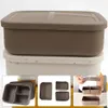 100 abnehmbare Haushalts-Lunchboxen aus lebensmittelechtem Silikon, tragbare Gerichte für Babys, auslaufsichere Aufbewahrung 240111