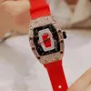 Lo stesso popolare orologio da socialite di Richard, tendenza Instagram da donna, decorazione con diamanti, quadrante grande ed elegante, stile migliore amico