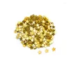 Party Decoration 1/2pcs Bag 6mm Sparkle Sequin Stars Table Confetti Strö för födelsedagsbröllop Guldlaser Pentagram -leveranser