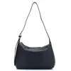 Sacos de noite casual bolsa de couro genuíno para mulheres pele macia grande capacidade ombro crossbody senhoras shopper tote bolsos feminino