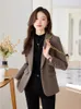 Winter Vrouwen Tweed Eendendons Gevoerd Korte Pak S Dikke Warme Jas Vrouwen Blazer Werkkleding Bovenkleding Koreaanse Chic 240112