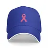 Berets Pink Ribbon Breast Cancer Awareness Baseball Caps Snapback Men Women Hats Outdoor Adjustable Casual Cap Streetwear