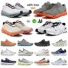 Running Cloud Shoes X Nova 1 3 5 Cloudstratus Alla svarta oskadade vita moln Glacier Grey Meadow Green Womens Sneakers S Mens Trainers