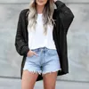 Women's Knits Hollow Out Casual Cardigan V Neck Women Open Front Sweater Oversized Solid Color Simple Style Loose Fit Daily Outfit Mujer