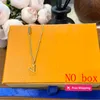 Pendant Necklaces Never Fading 18K Gold Plated Luxury Brand Designer Pendants Necklaces Stainless Steel Letter Choker Pendant Necklace Beads Chain Jewelry Access