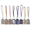 Cinghie per cellulare Ciondoli Strass Bling Perline di cristallo Cordino con porta badge identificativo verticale Tracolla per cellulare 8 colori Can M Dhlsw