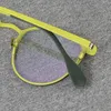 Сверхлегкие чисто оптические очки по рецепту, дизайнерские овальные ретро-оправы, нишевые индивидуальные модные мужские и женские очки с круглым лицом 240111