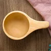 Bicchieri Tazze in legno con impugnatura leggera fatta a mano per bere latte, caffè, tè, contenitore per succhi, tazza da tè, acqua, vino, birra, in legno